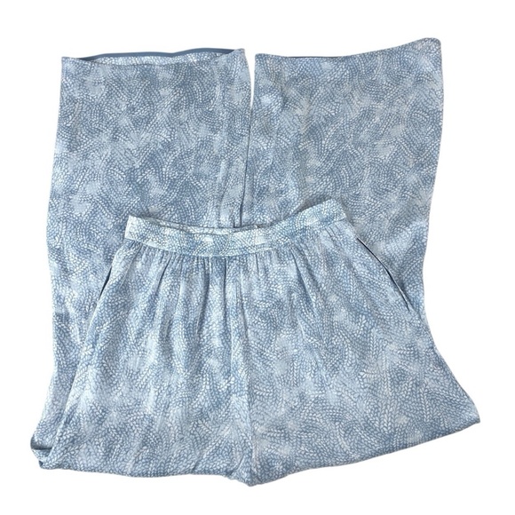 Michael Kors Petite Small Petal Wide Leg Pants High Rise Pleated Pockets - Picture 5 of 8